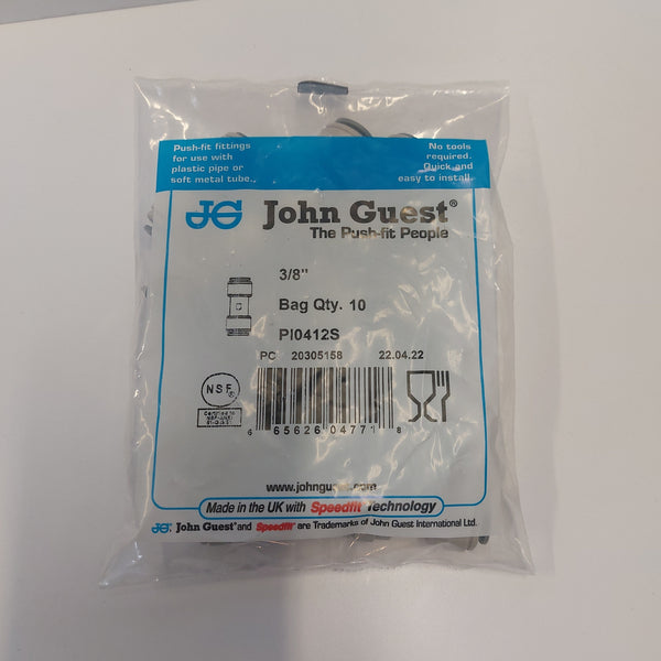 John guest 3/8" straight