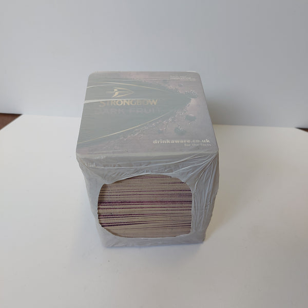 Strongbow dark fruits beer mats