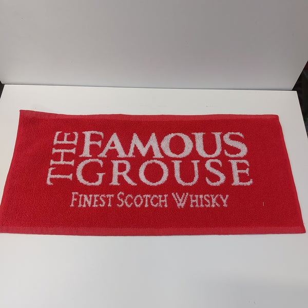 The famous grouse whiskey bar towel