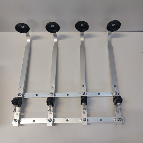 Set of 4 wall mounted optic brackets