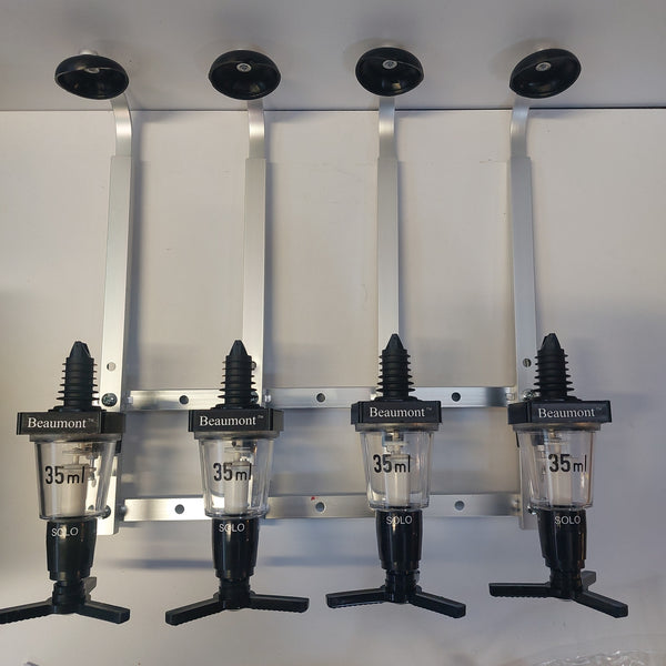 4 optic and wall bracket set