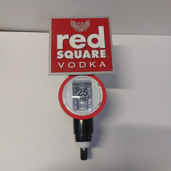 Red square vodka spirit measure optic
