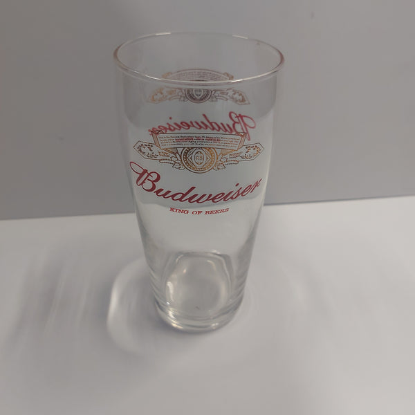 Budweiser pint glasses