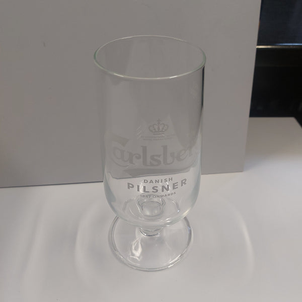 Carlsberg pint glasses