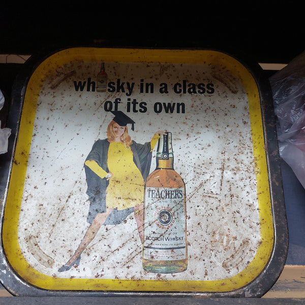 Teachers whiskey Tray