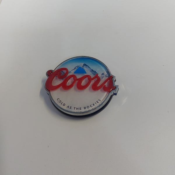 Coors 3d round badge