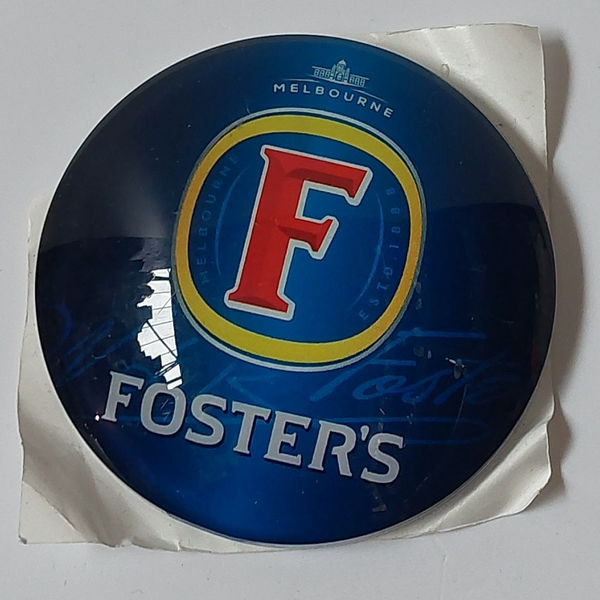 Fosters round badge