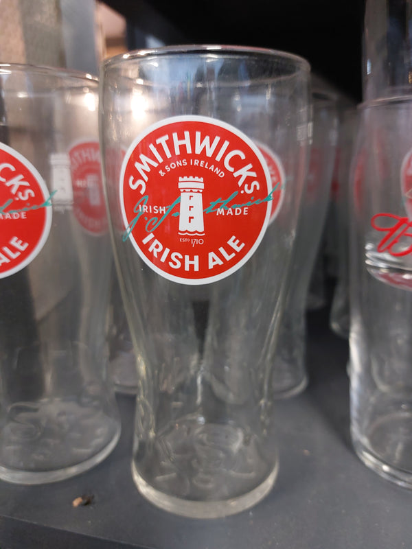 Smithwicks pint glass