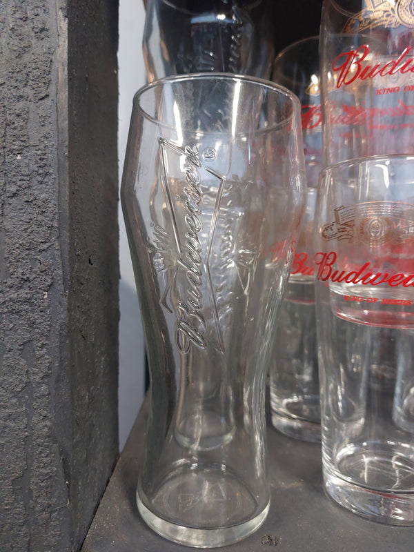 Budweiser pint glass