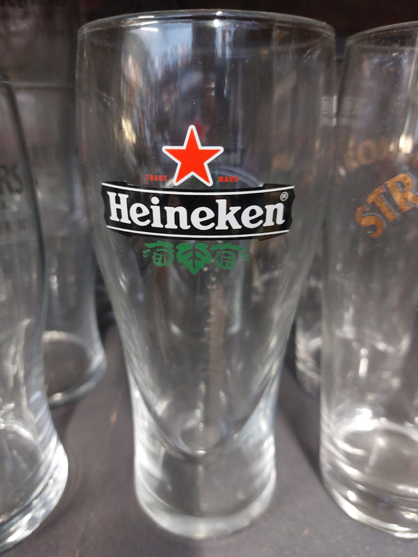 Heiniken pint glass