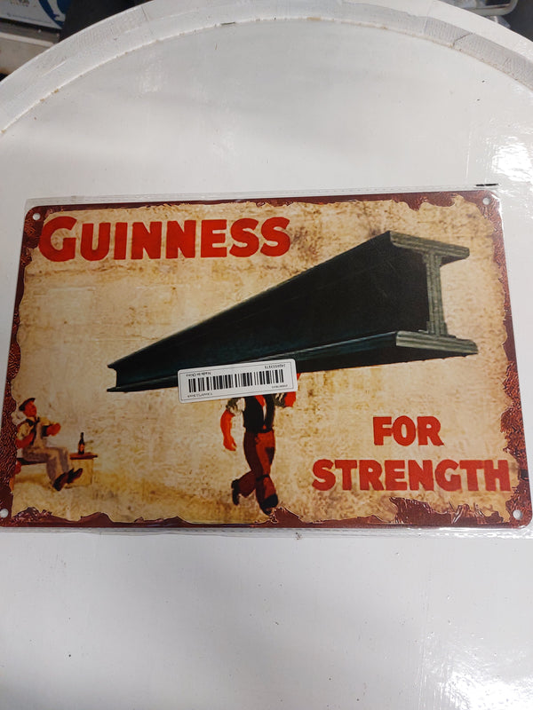Guinness for strength sign