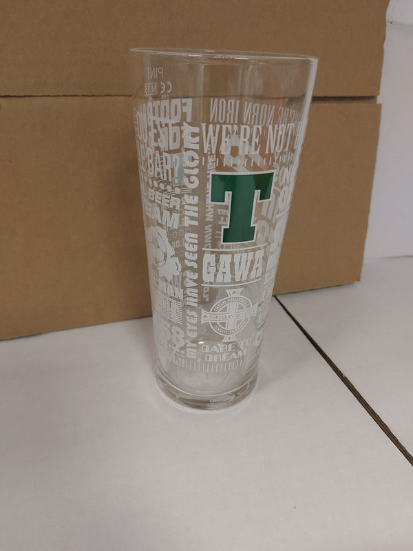 Tennents limited edition pint glass