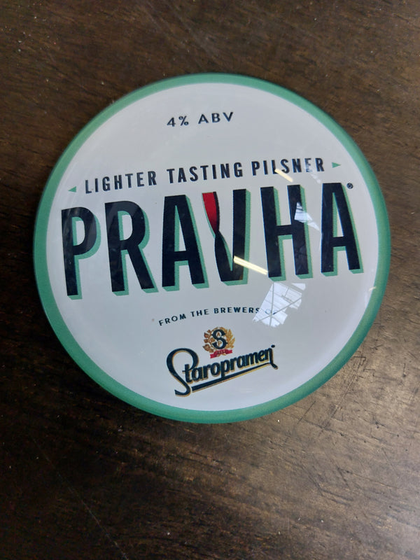 Pravha round badge