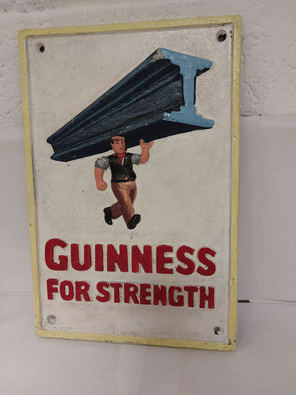 Guinness cast iron sign