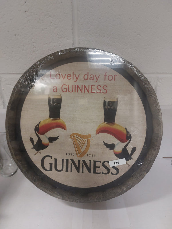 Guinness barrel end
