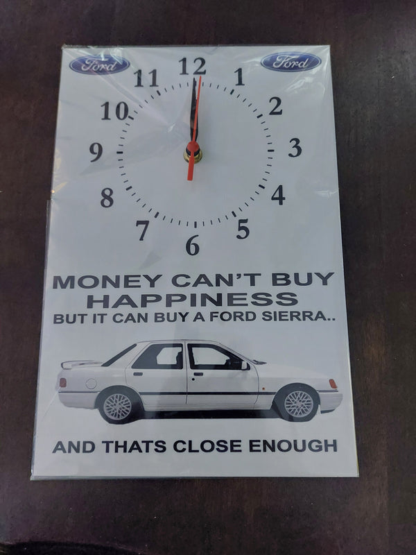 Ford Sierra tin clock