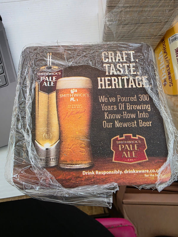 SMITHWICKS PALE ALE BEER MATS