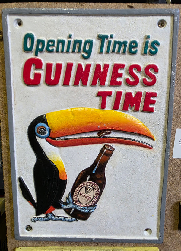 GUINNESS CAST IRON SIGN