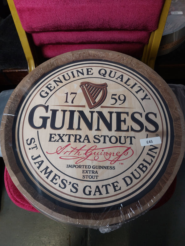 Guinness barrel end
