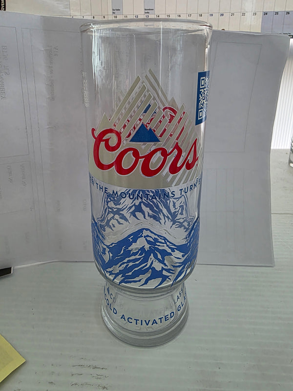COORS PINT GLASS NEW DESIGN