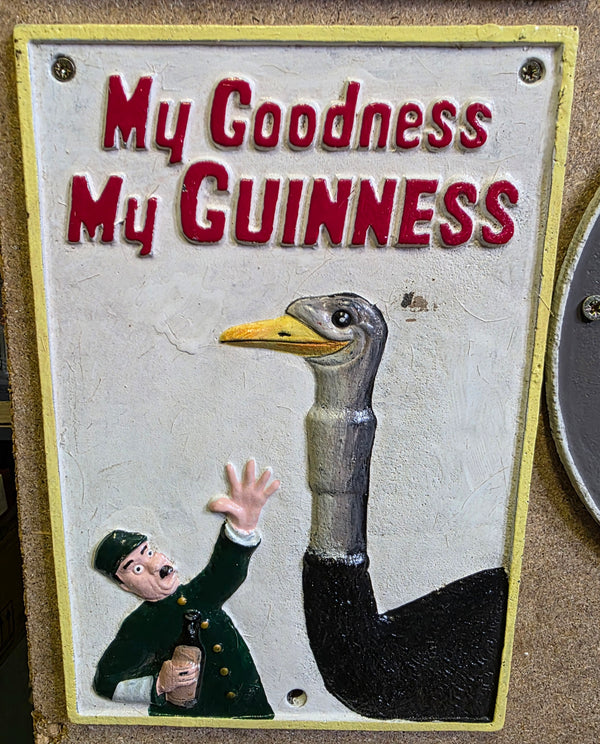 GUINNESS CAST IRON SIGN