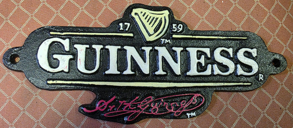 GUINNESS 1759 CAST IRON SIGN