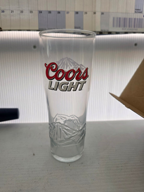 COORS LIGHT PINT GLASSES