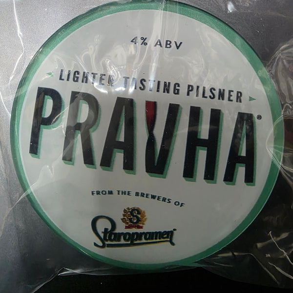 PRAVHA ROUND BEER BADGE