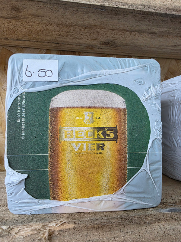 BECKS BEER MATS