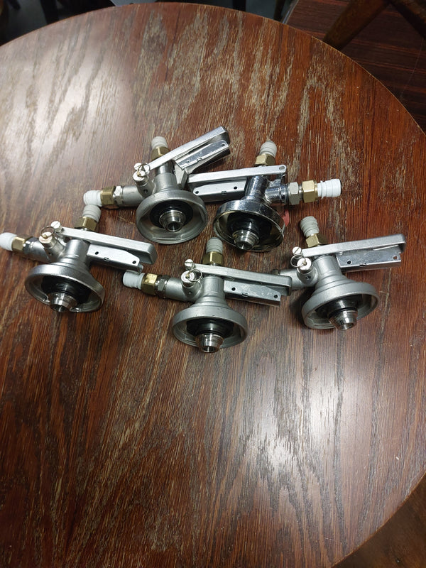 5 x key keg couplers