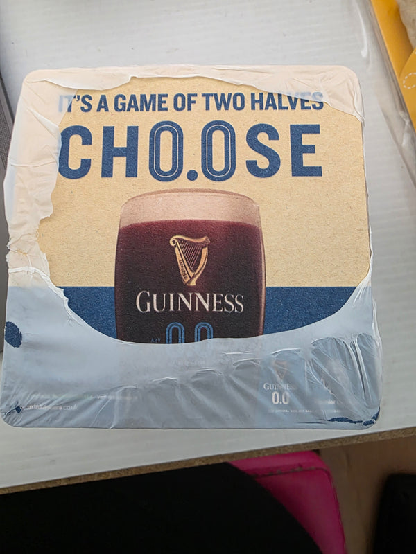 GUINNESS 0.0 BEER MATS