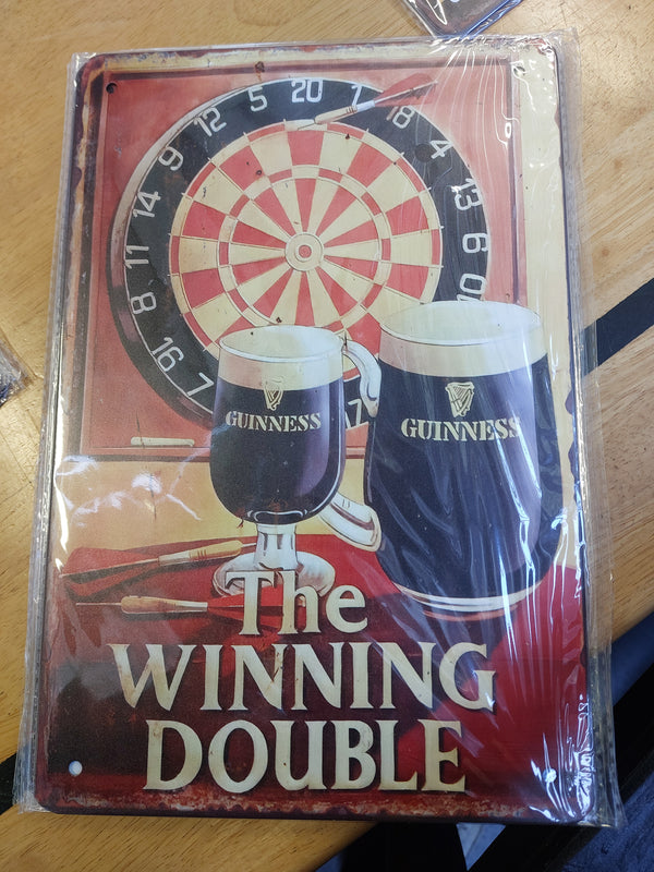 The Winning Double guinness sign