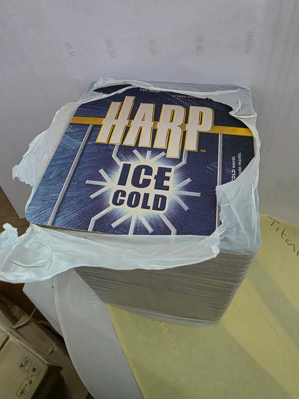HARP ICE COLD VINTAGE BEER MATS