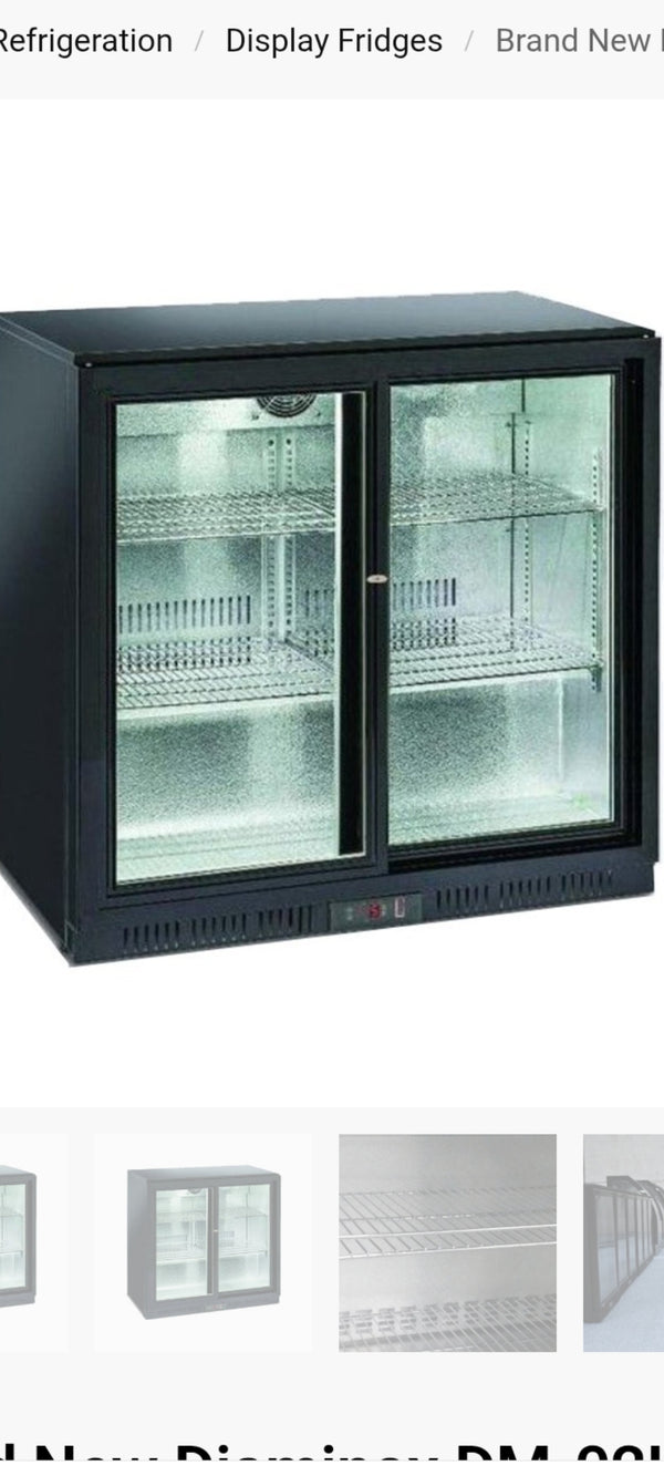 2 door undercounter bottle cooler