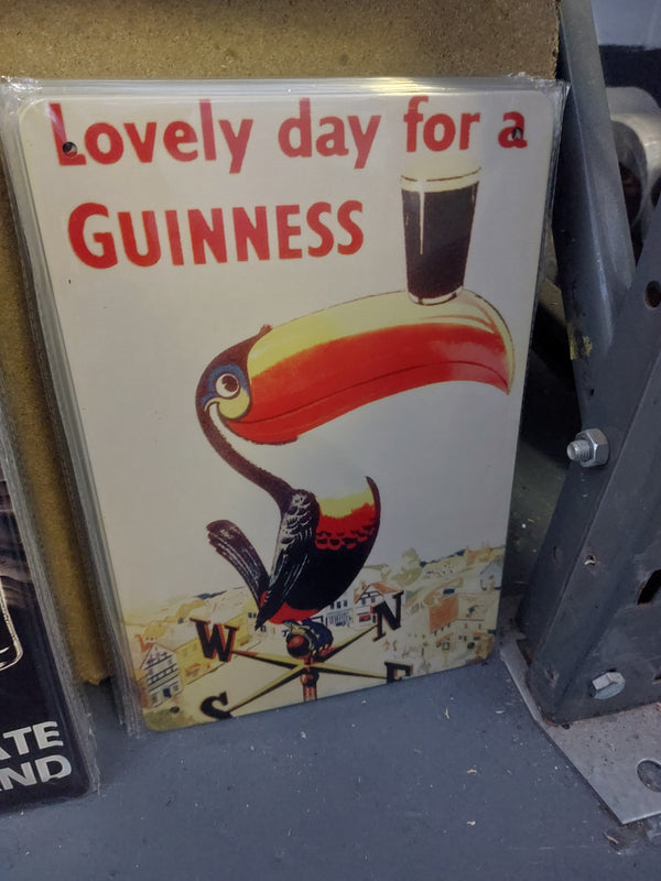 Guinness N S E W sign