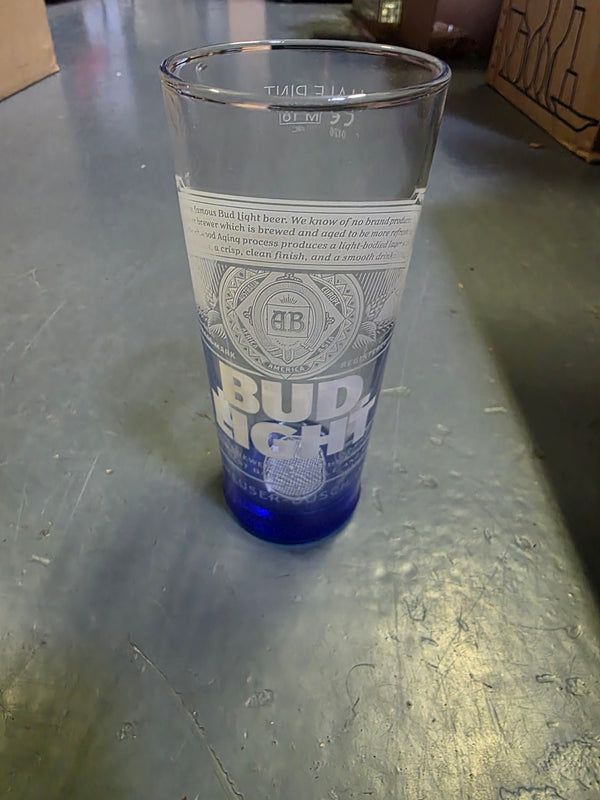 BUD LIGHT HALF PINT GLASS