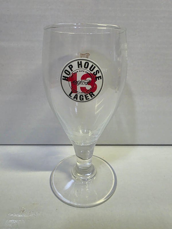 HOP HOUSE LAGER HALF PINT STEM GLASS