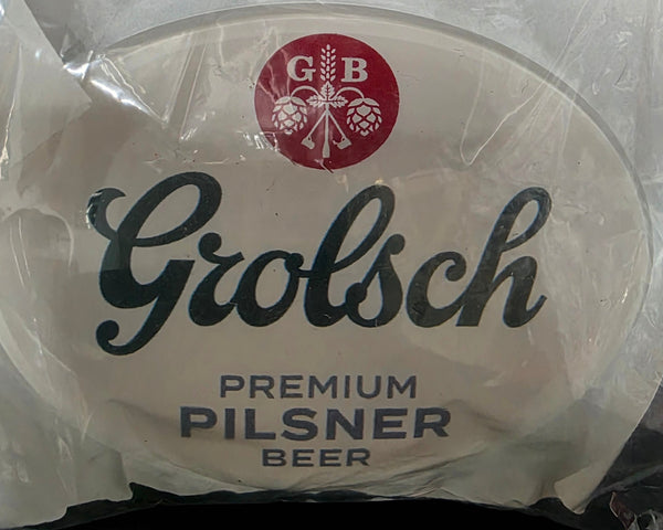GROLSCH PREMIUM PILSNER BEER OVAL BADGE