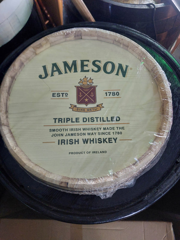 Jamesons barrel end sign