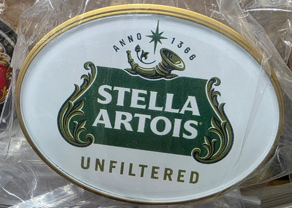 STELLA ARTOIS OVAL BEER BADGE