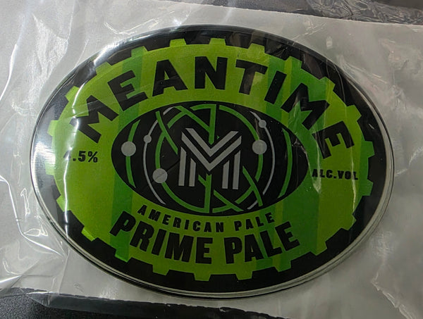 MEANTIME PRIME PALE OVAL BADGE