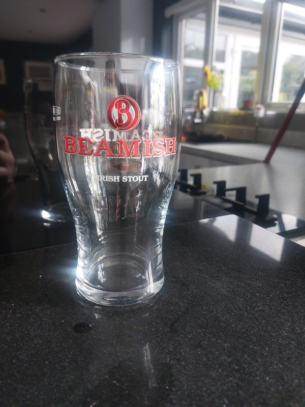 Beamish pint glass