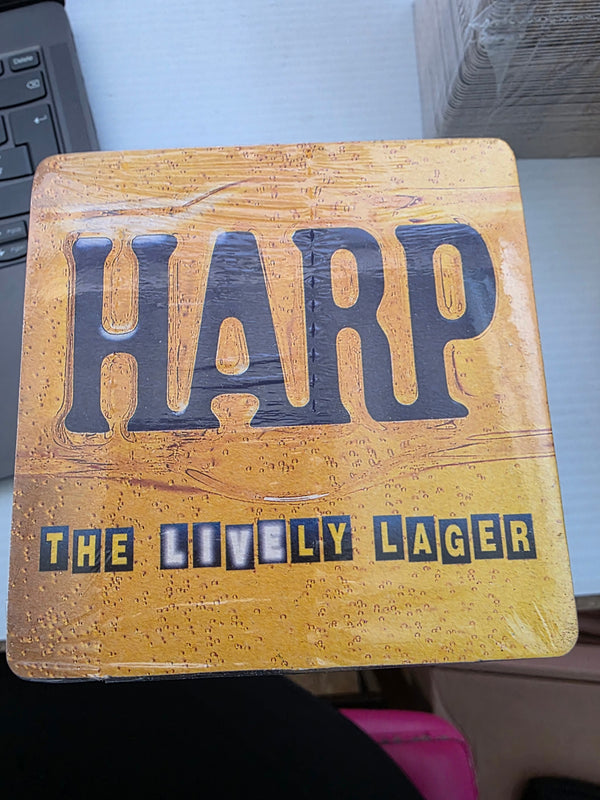 HARP LAGER BEER MATS