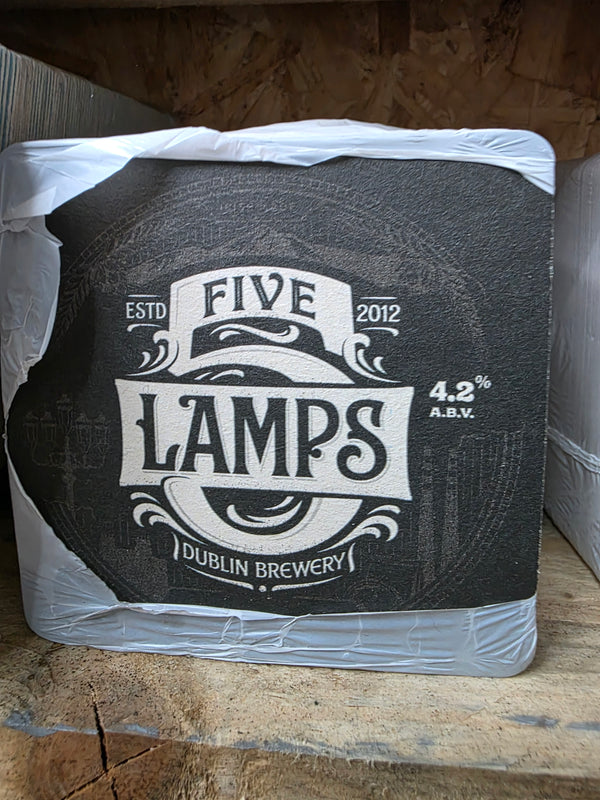 FIVE LAMPS BEER MATS