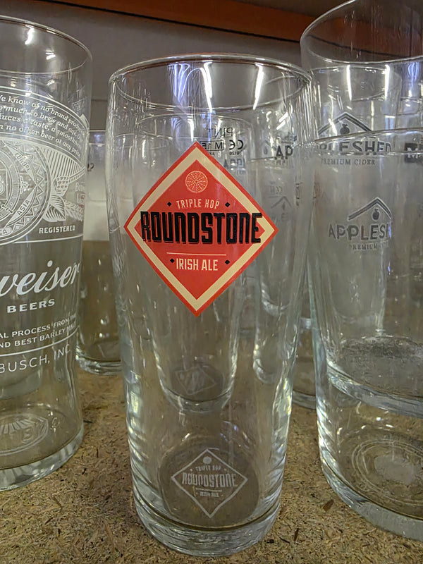 ROUNDSTONE PINT GLASS