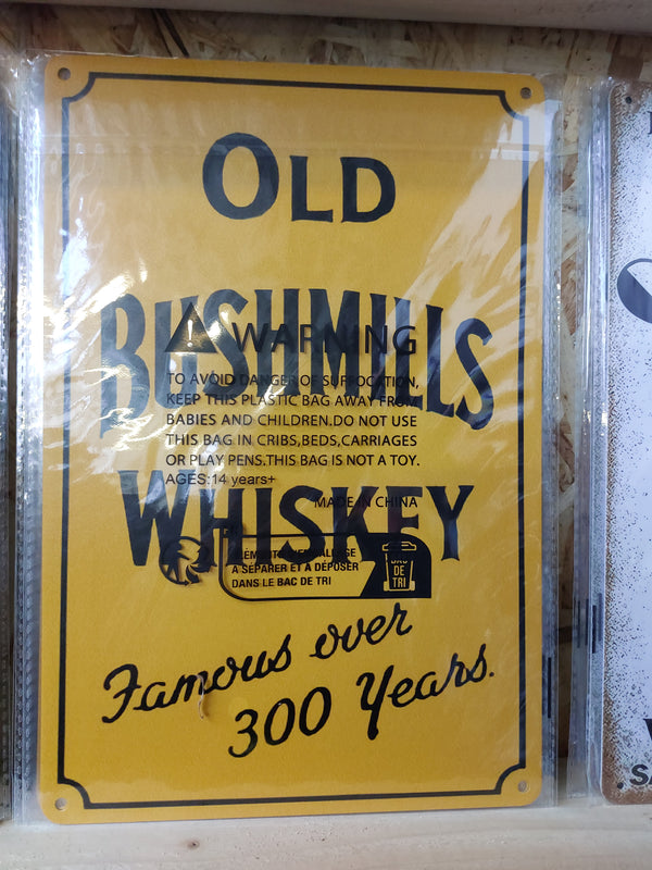 Old bushmills whiskey sign