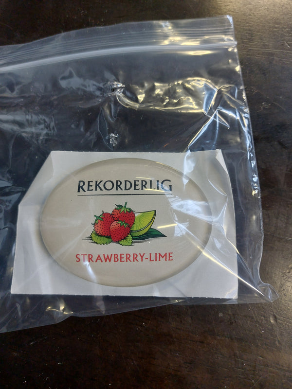 Rekorderlig oval badge