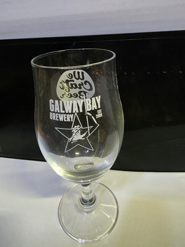 GALWAY BAY BREWERY WE CRAFT BEER STEM PINT GLASS
