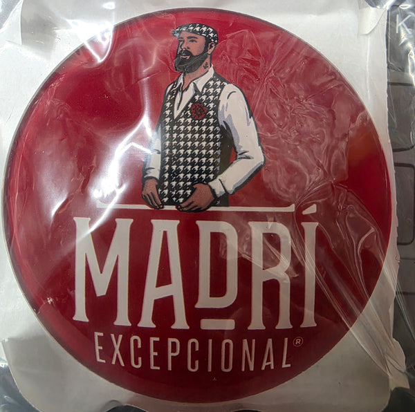 MADRI EXCEPIONAL ROUND BEER BADGE