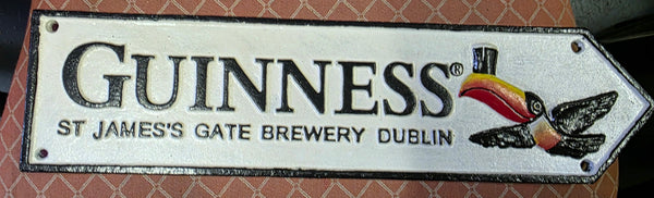 Guinness james gate brewery Dublin cant iron sign